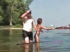 19yo Naked Fishing With Very Cute Russian Teen Elena
